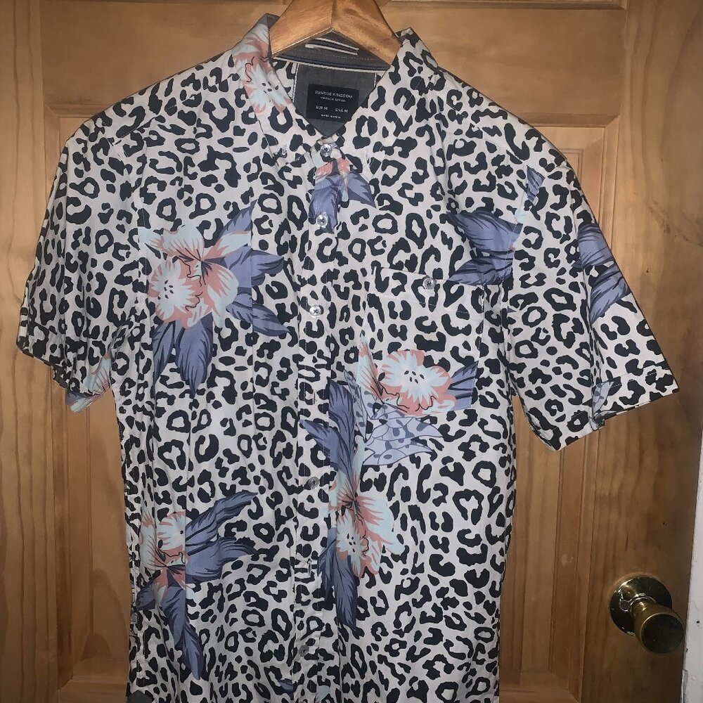 Leopard Print Button up